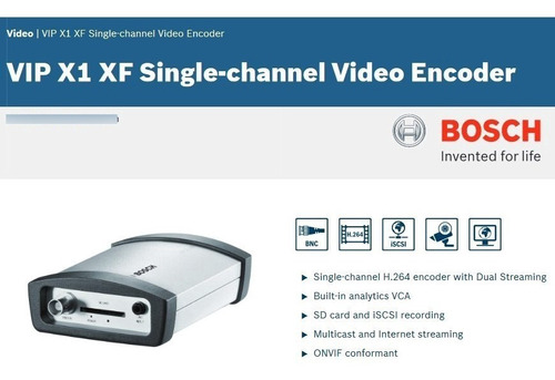 Bosch Vip-x1xf Network Surveillance Analog Camera Controller