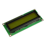 Display Lcd 16x2 5v Hd44780 Backlight Verde E Letras Pretas