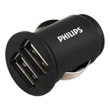 Cargador Usb Doble Para Auto Philips Dlp2554 Fast- Revogames