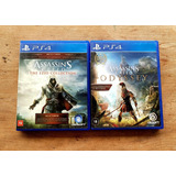 Assassins Creed Ezio Collection + Odyssey (mídia Física) Ps4