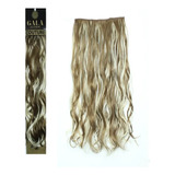 Extension Cabello Gala Couture 100% Fibra Natural 20 Wave Color #6/613 Castaño Claro Con Beige