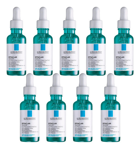 Combo X9 La Roche Effaclar Serum Ultra Concentrado 30 Ml