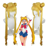 Peluca Cosplay Sailor Moon Disfraz Anime