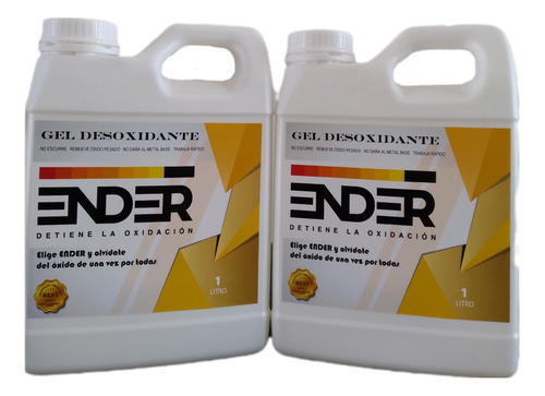 Ender Gel Desoxidante - Paquete De 2 Litros