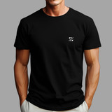 Camiseta Masculina Slim 100% Algodão Camisa Fio 30.1 Oferta