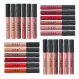 Brillo Labial Bissú Línea Labios Set 6 Tonos