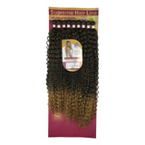 Cabelo Cacheado Bio Fibra Premium 75cm 300g Karen Ser Mulher Cor T1b/27 Preto/loiro Mel