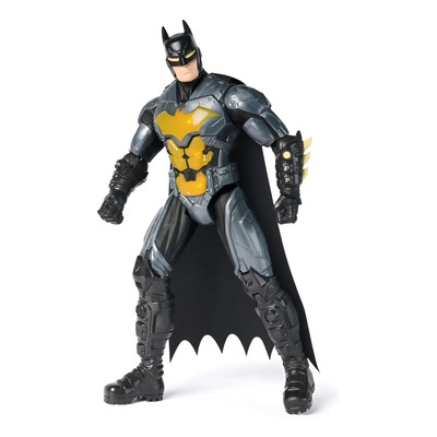DC Comics, Batman, figura de acción Night Flare de 30 cm que se ilumina con 24 frases y sonidos, juguetes de superhéroes para niños y niñas a partir de 4 años, pilas incluidas | Envío gratis