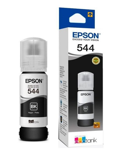 Tinta Original Epson 544 L3110 L3150 L5190 Negro T544120