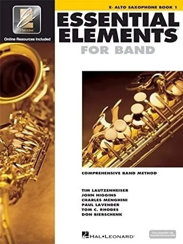 Essential Elements For Band Alto Saxophone Libro 1 Perfecto