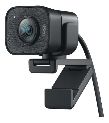 Webcam Full Hd Streamcam Plus Com Tripé Incluso Logitech Cor Grafite