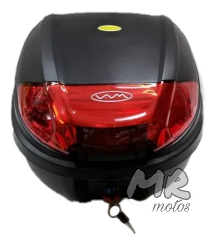 Baulera 1 Casco Desmontable Respaldar 30lt Mr Motos Ituzaing