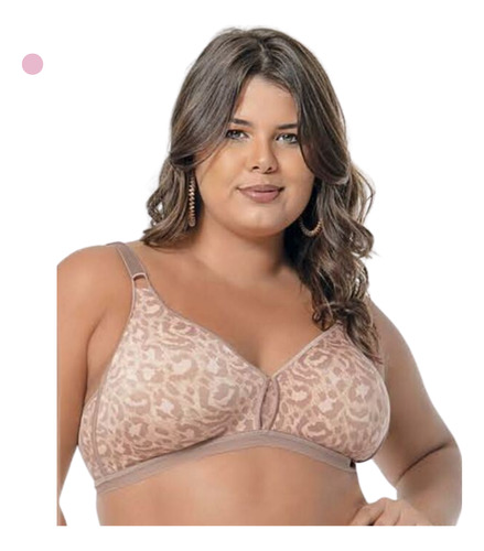 Soutien Sutiã Demillus Plus Size Sem Bojo Alça Larga Olimpo