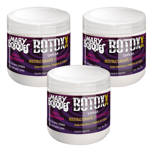 Mary Bosques Botoxx Reestructurante Capilar Pote 200 G X 3