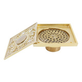 Set De Desagüe Dorado Para Baño, Inodoro Y Desodorante