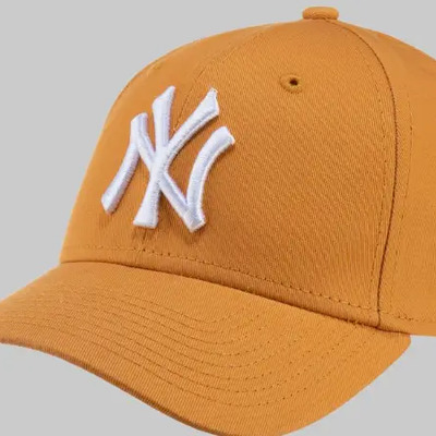 New Era Gorra 9forty Terracota Naranja New York Yankees Diseño De La Tela Liso Talla Ajustable | Meses sin interés