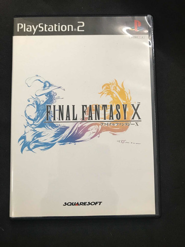 Final Fantasy X Para Ps2 Japonês Original Na Caixa Jogos Ps2