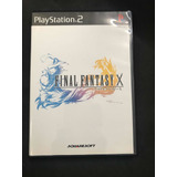 Final Fantasy X Para Ps2 Japonês Original Na Caixa Jogos Ps2