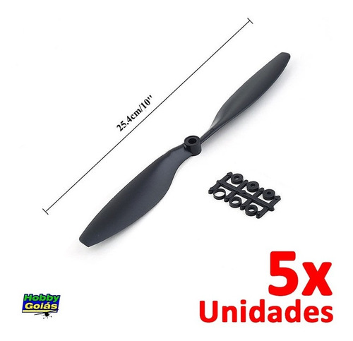 Kit 5 Hélice 10x4.5 1045 Cw Aero Pusher Drone F450 Similares