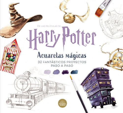 Libro Harry Potter Acuarelas Magicas