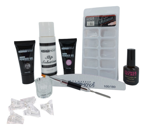 Kit Polygel Sistema Completo Uñas Gelificadas Con Removedor