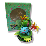 Figura Accion Ivysaur 12cm Pokemon Con Caja Coleccionable