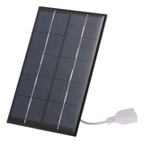 Cargador Solar Portátil 2w/5v Con Puerto Usb 1