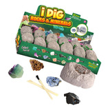 0 1 Conjunto De Niños Mineral Natural Excavación Juguete $