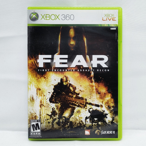 F.e.a.r. Fear 1ª Ed. Xbox 360 Xbox One Físico Completo