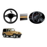 Funda Cubre Volante Cuero Jeep Wrangler Tj 1997 - 2005 2006