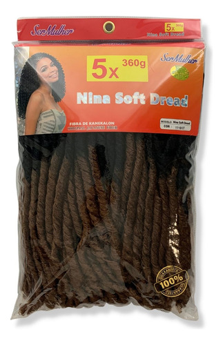 Cabelo Nina Soft Dread Pacotão 360g Original Crochet Braid