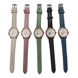 Relojes Pulsera Geneva Texturados Colores Varios X Mayor X5 