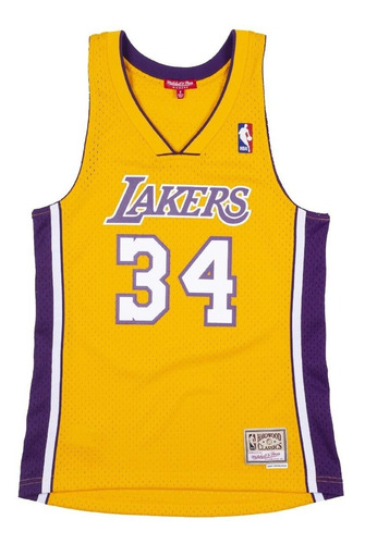 Mitchell And Ness Jersey Mujer Lakers Shaquille O'neal 99