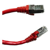 Patch Cord Cat6 Rede Nexans Vermelho Montado 1,50 Metro