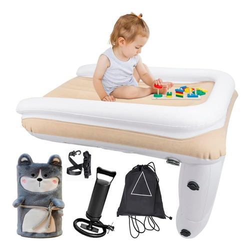 Cama Inflable De Viaje Para Niños, Cama De Avión Para Niños