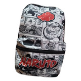 Mochila Naruto Akatsuki Cuero Escolar Universitaria