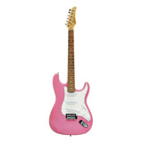 Guitarra Elétrica Condor Rx-10 Stratocaster De  Tília Pink Com Diapasão De Pau-rosa