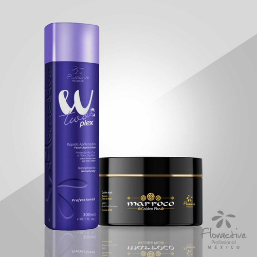 Kit Nanoplastia Floractive Morada 300ml Con Marroco 250g