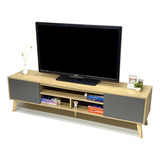 Mueble Para Televisión Estilo Nórdico Minimalista 180x40x52.