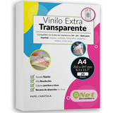 Resma Vinilo Extra Transparente A4 20 Hojas