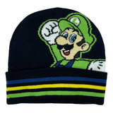 Gorro Beanie Super Mario Bros Luigi Nintendo Original Frío