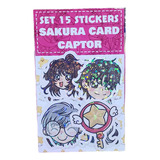 Set De Stickers Sakura Card Captor Holograficos Kawaii