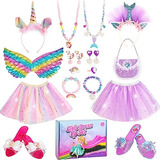 Conjunto Princesa Unicornio Y Sirena Para Niñas 3-6 Años