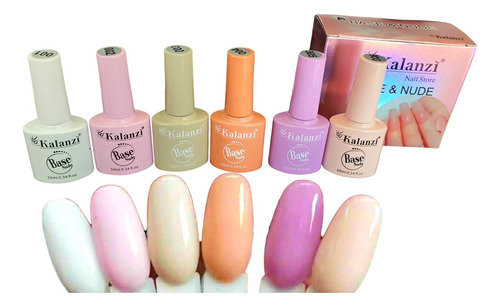 Base Para Uñas En Tonos Nude De 10ml