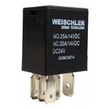 Relevador Universal Mini 24v 20a 25a 5 Terminales Weischler