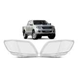 Juego Lente Optica Acrilico Toyota Hilux 2012 2013 Sellador