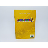 Apenas O Manual - Mario Party 3 Nintendo 64 - Usa