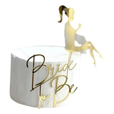 Figura De Acrilico Para Pastel Novia Team Bride To Be