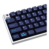 Hyekit Pbt Keycaps, 134 Teclas Blue Hell Keycaps Juego Pbt Y