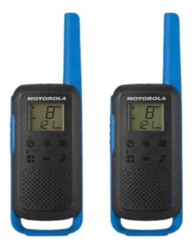 Walkie Talkie Talkabout Motorola T-270 40km (par) Preto/azul